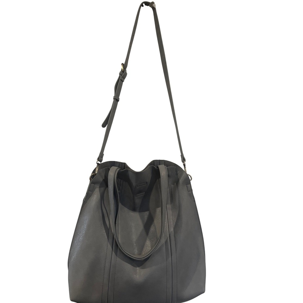 Antik Kraft Vegan Faith 2in1 Crossbody Tote Boho Minimalist Faux‎ Leather Bag